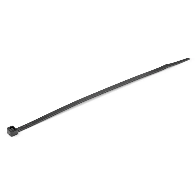 StarTech.com 20 cm Kabelbinder – 4 mm breit, 55 mm Bündeldurchmesser, 22 kg Zugfestigkeit, selbstverriegelnde Nylon-Kabelbinder mit gebogener Spitze – 94V-2/UL-gelistet, 1000er-Pack – Schwarz