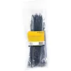 StarTech.com 25-cm-Kabelbinder – 4 mm breit, 68 mm Bündeldurchmesser, 22 kg Zugfestigkeit, selbstverriegelnde Nylon-Kabelbinder mit gebogener Spitze – 94V-2/UL-gelistet, 100er-Pack – Schwarz