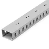 StarTech.com Kabelkanal mit offenen Schlitzen und Abdeckung, 38 mm (1-1/2 Zoll) B x 25 mm (1 Zoll) H – 2 m (6,5 Fuß) Länge – 8 mm (1/4 Zoll) Schlitze, PVC-Netzwerkkabelversteck/Wandkabelkanal, max. 20 Kabel, UL-gelistet