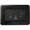 StarTech.com Konferenzraum-Dockingstation – Universelles Laptop-Dock – 4K HDMI, 60W Power Delivery, USB-Hub, GbE, Audio – Tisch-Konnektivitätsbox für Huddle-/Boardroom-Collaboration-Spaces