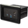 StarTech.com Konferenzraum-Dockingstation – Universelles Laptop-Dock – 4K HDMI, 60W Power Delivery, USB-Hub, GbE, Audio – Tisch-Konnektivitätsbox für Huddle-/Boardroom-Collaboration-Spaces