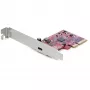 StarTech.com 1-Port USB 3.2 Gen 2x2 PCIe-Karte, USB-C 20 Gbit/s SuperSpeed PCI Express 3.0 x4 Steuergerät-Karte, USB Typ-C Adapterkarte, nur Daten, Windows/macOS/Linux, TAA