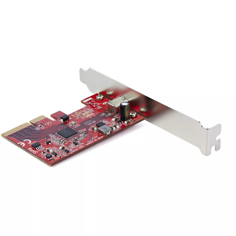 StarTech.com 1-Port USB 3.2 Gen 2x2 PCIe-Karte, USB-C 20 Gbit/s SuperSpeed PCI Express 3.0 x4 Steuergerät-Karte, USB Typ-C Adapterkarte, nur Daten, Windows/macOS/Linux, TAA