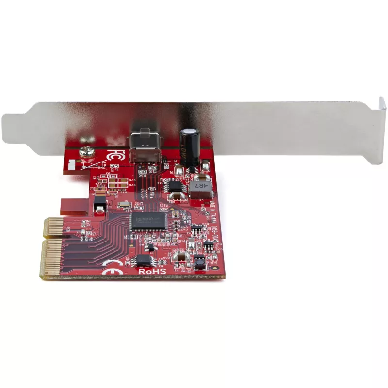 StarTech.com 1-Port USB 3.2 Gen 2x2 PCIe-Karte, USB-C 20 Gbit/s SuperSpeed PCI Express 3.0 x4 Steuergerät-Karte, USB Typ-C Adapterkarte, nur Daten, Windows/macOS/Linux, TAA