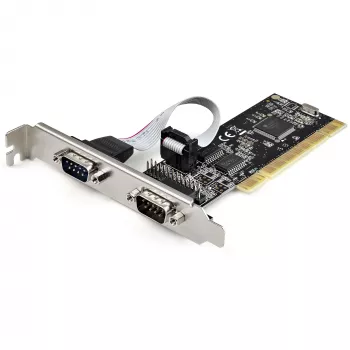 StarTech.com PCI Serial Parallel Combo Card mit zwei seriellen RS232-Ports (DB9) & 1x parallelem LPT-Port (DB25) – PCI-Combo-Adapterkarte – PCI-Erweiterungskarten-Steuergerät – PCI-zu-Drucker-Karte