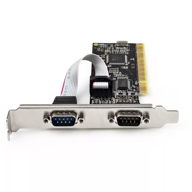 StarTech.com PCI Serial Parallel Combo Card mit zwei seriellen RS232-Ports (DB9) & 1x parallelem LPT-Port (DB25) – PCI-Combo-Adapterkarte – PCI-Erweiterungskarten-Steuergerät – PCI-zu-Drucker-Karte