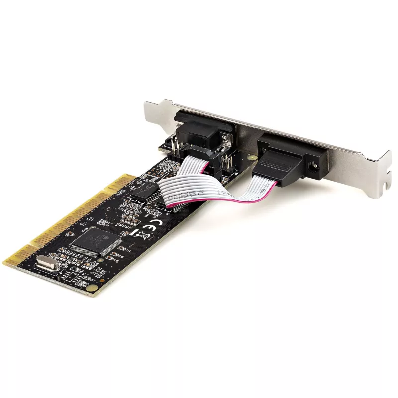 StarTech.com PCI Serial Parallel Combo Card mit zwei seriellen RS232-Ports (DB9) & 1x parallelem LPT-Port (DB25) – PCI-Combo-Adapterkarte – PCI-Erweiterungskarten-Steuergerät – PCI-zu-Drucker-Karte