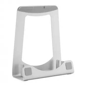 StarTech.com Laptopständer - 2-in-1 Laptop-Riser-Ständer oder vertikaler Ständer - Ideal für Ultrabooks & MacBook Pro/Air - Ergonomischer abgewinkelter Notebook-Halter für den Schreibtisch - Silber, Aluminium