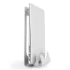 StarTech.com Laptopständer - 2-in-1 Laptop-Riser-Ständer oder vertikaler Ständer - Ideal für Ultrabooks & MacBook Pro/Air - Ergonomischer abgewinkelter Notebook-Halter für den Schreibtisch - Silber, Aluminium