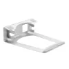 StarTech.com Laptopständer - 2-in-1 Laptop-Riser-Ständer oder vertikaler Ständer - Ideal für Ultrabooks & MacBook Pro/Air - Ergonomischer abgewinkelter Notebook-Halter für den Schreibtisch - Silber, Aluminium