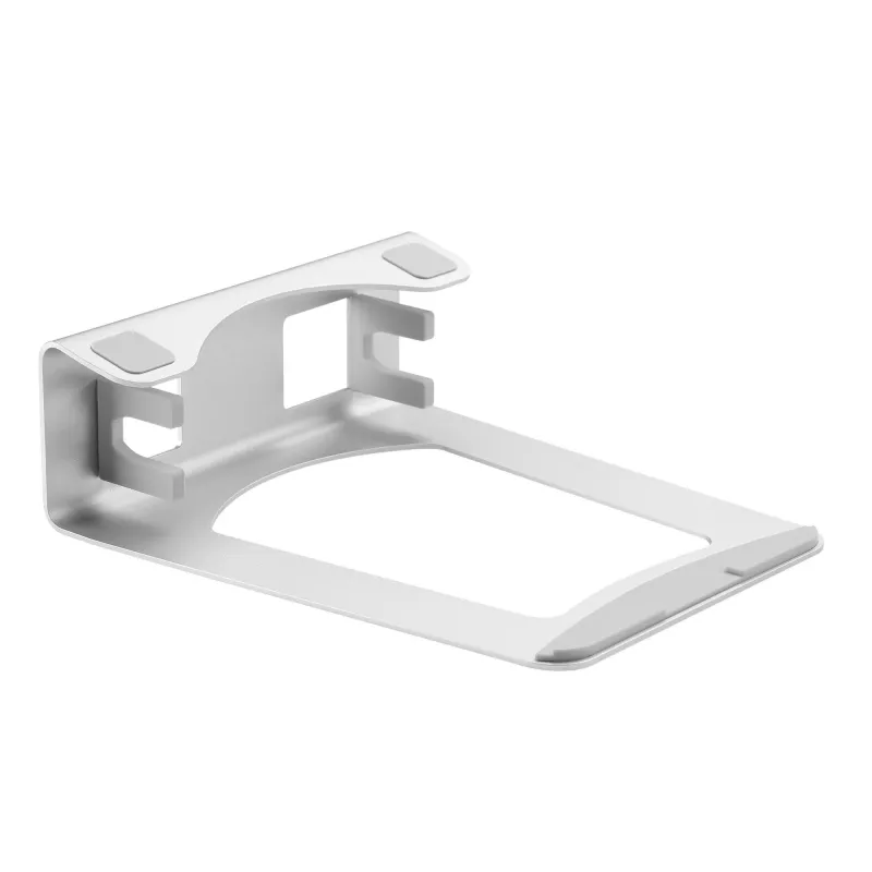 StarTech.com Laptopständer - 2-in-1 Laptop-Riser-Ständer oder vertikaler Ständer - Ideal für Ultrabooks & MacBook Pro/Air - Ergonomischer abgewinkelter Notebook-Halter für den Schreibtisch - Silber, Aluminium