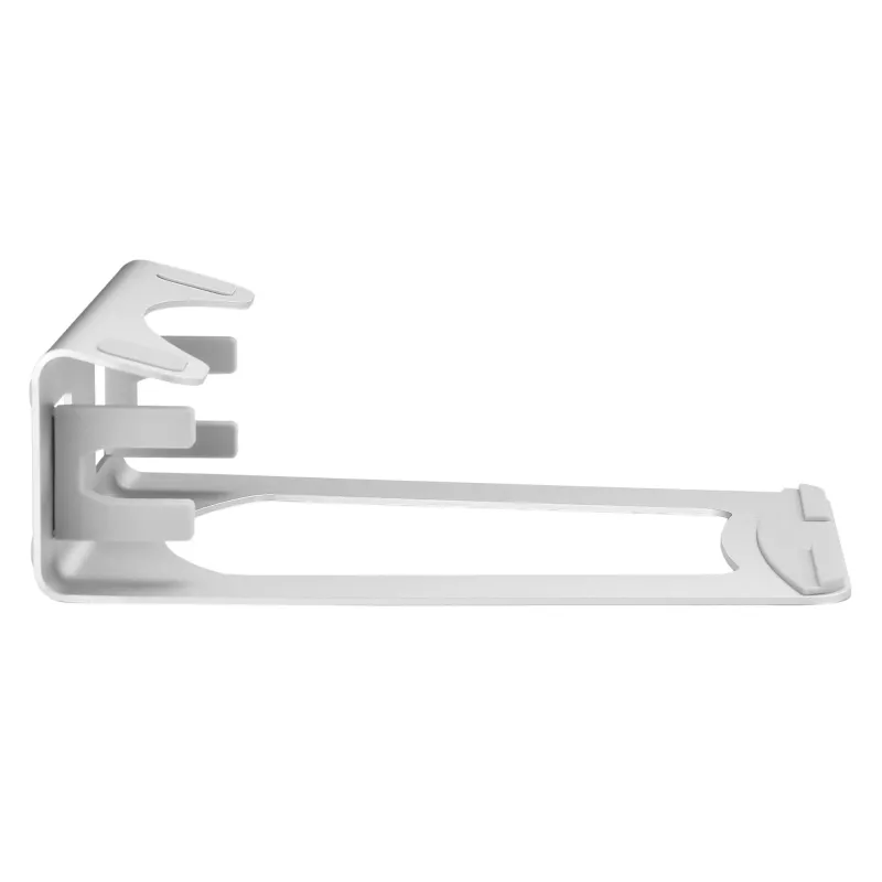 StarTech.com Laptopständer - 2-in-1 Laptop-Riser-Ständer oder vertikaler Ständer - Ideal für Ultrabooks & MacBook Pro/Air - Ergonomischer abgewinkelter Notebook-Halter für den Schreibtisch - Silber, Aluminium