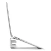 StarTech.com Laptopständer - 2-in-1 Laptop-Riser-Ständer oder vertikaler Ständer - Ideal für Ultrabooks & MacBook Pro/Air - Ergonomischer abgewinkelter Notebook-Halter für den Schreibtisch - Silber, Aluminium