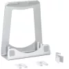 StarTech.com Laptopständer - 2-in-1 Laptop-Riser-Ständer oder vertikaler Ständer - Ideal für Ultrabooks & MacBook Pro/Air - Ergonomischer abgewinkelter Notebook-Halter für den Schreibtisch - Silber, Aluminium