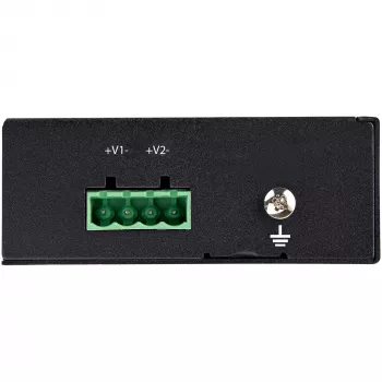 StarTech.com Industrial Gigabit Ethernet PoE Injector - 30W 802.3at PoE+ Midspan 48V-56VDC DIN Rail Power Over Ethernet Injector Adapter - -40C to +75C Kameras/Sensoren/WLAN-Zugang