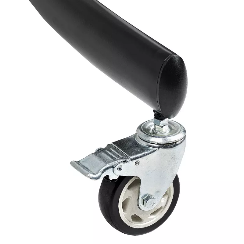 StarTech.com Dualer TV-Wagen für 37-60 Zoll VESA-Fernseher bis 110lb/50kg je - Höhenverstellbare TV-Halterung, mobiler Displaywagen mit Geräteablagen - Rollbarer TV-Wagen auf Rädern - Rollbarer TV-Ständer