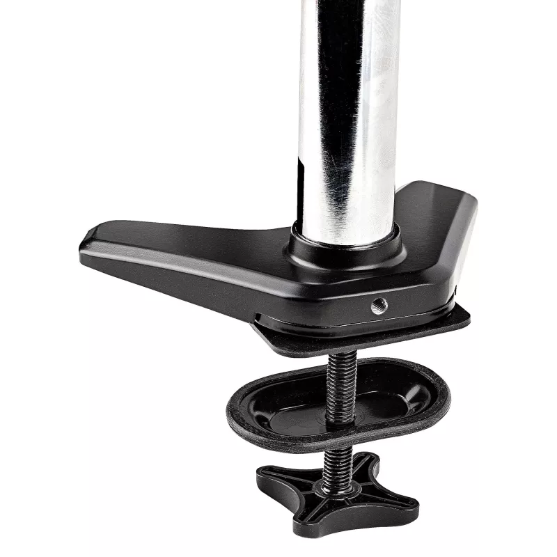 StarTech.com Schreibtisch-Monitorhalterung für einzelnes VESA-Display bis 32 Zoll oder 49 Zoll Ultrawide 8kg – voll bewegliche Gelenk- und Höhenverstellung – C-Klemme, Tischdurchführung – Einzelmonitorarm