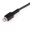 StarTech.com 30cm Robustes schwarzes USB-A auf Lightning Kabel – Heavy-Duty Rauhes Aramidfaser USB Typ A auf Lightning Lade-/Sync-Kabel – Apple MFi Zertifiziert iPad/iPhone 12