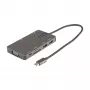 StarTech.com USB-C-Multiport-Adapter – HDMI 4K 30Hz oder VGA Travel Dock – 5Gbps USB 3.0 Hub (USB-A-/USB-C-Anschlüsse) – 100W Power Delivery – SD/Micro SD – GbE – 30cm Kabel – USB-C Mini Dock