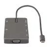StarTech.com USB-C-Multiport-Adapter – HDMI 4K 30Hz oder VGA Travel Dock – 5Gbps USB 3.0 Hub (USB-A-/USB-C-Anschlüsse) – 100W Power Delivery – SD/Micro SD – GbE – 30cm Kabel – USB-C Mini Dock