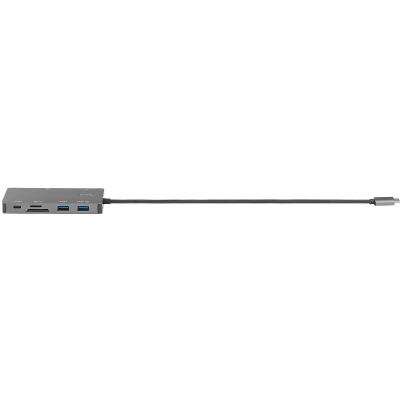 StarTech.com USB-C-Multiport-Adapter – HDMI 4K 30Hz oder VGA Travel Dock – 5Gbps USB 3.0 Hub (USB-A-/USB-C-Anschlüsse) – 100W Power Delivery – SD/Micro SD – GbE – 30cm Kabel – USB-C Mini Dock