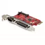 StarTech.com PCIe-Karte mit seriellem und parallelem Anschluss – PCI-Express-Kombi-Adapterkarte mit 1x DB25 Parallelport & 1x RS232 seriellem Anschluss – Erweiterungs-/Controllerkarte – PCIe-Druckerkarte