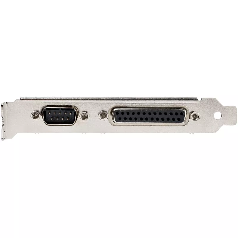 StarTech.com PCIe-Karte mit seriellem und parallelem Anschluss – PCI-Express-Kombi-Adapterkarte mit 1x DB25 Parallelport & 1x RS232 seriellem Anschluss – Erweiterungs-/Controllerkarte – PCIe-Druckerkarte