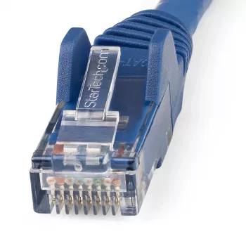 StarTech.com 5m CAT6 Ethernet-Kabel - LSZH (Low Smoke Zero Halogen) - 10 Gigabit 250MHz 100W PoE RJ45 10GbE UTP Netzwerk-Patchkabel, rastnasenschutz mit Zugentlastung - Blau, CAT 6, ETL-verifiziert, 24AWG