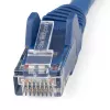 StarTech.com 1m CAT6 Ethernetkabel - LSZH (Low Smoke Zero Halogen) - 10 Gigabit 250Mhz 100W PoE RJ45 10GbE UTP Netzwerk-Patchkabel, rastnasenschutz mit Zugentlastung - Blau, CAT 6, ETL-verifiziert, 24AWG