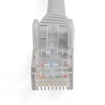 StarTech.com 10m CAT6 Ethernet-Kabel – LSZH (raucharm, halogenfrei) – 10 Gigabit 250 MHz 100 W PoE RJ45 10GbE UTP Netzwerk-Patchkabel, rastnasenschutz mit Zugentlastung – Grau, CAT 6, ETL-geprüft, 24AWG