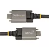 StarTech.com 50cm (20″) seitlich verschraubbares USB-C-Kabel 10Gbps – USB 3.1/3.2 Gen 2 Typ-C-Kabel – 100W (5A) Power Delivery-Ladung, DP Alt Mode – Doppel-Schraubverriegelung – USB-C-Kabel laden/synchronisieren