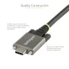 StarTech.com 50cm (20″) seitlich verschraubbares USB-C-Kabel 10Gbps – USB 3.1/3.2 Gen 2 Typ-C-Kabel – 100W (5A) Power Delivery-Ladung, DP Alt Mode – Doppel-Schraubverriegelung – USB-C-Kabel laden/synchronisieren