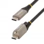 StarTech.com 50 cm Top Screw Locking USB-C-Kabel 10 Gbit/s – USB 3.1/3.2 Gen 2 Typ-C-Kabel – 100 W (5 A) Power Delivery Ladeleistung, DP Alt Mode – Einfach-Schraubsicherung, USB-C Kabel Laden/Synchronisieren
