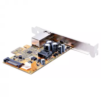 StarTech.com 1 Port 2.5Gbps PoE Netzwerkkarte, PCIe Ethernet-Karte mit RJ45, 30W 802.3at PoE NIC für Desktops/Server, Netzwerk-PoE-LAN-Adapter mit Low-Profile-Blende, NBaseT, Windows/Linux