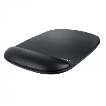 StarTech.com Mauspad mit Handballenauflage, 6,7 x 7,1 x 0,8 Zoll (17 x 18 x 2 cm), ergonomisches Mauspad mit Handgelenkstütze, Schreibtisch-Handgelenkpad mit rutschfester PU-Basis, gepolstertes Gel-Mauspad mit Handballenauflage