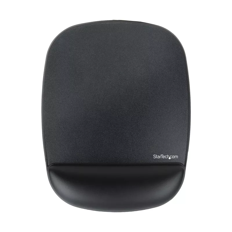 StarTech.com Mauspad mit Handballenauflage, 6,7 x 7,1 x 0,8 Zoll (17 x 18 x 2 cm), ergonomisches Mauspad mit Handgelenkstütze, Schreibtisch-Handgelenkpad mit rutschfester PU-Basis, gepolstertes Gel-Mauspad mit Handballenauflage