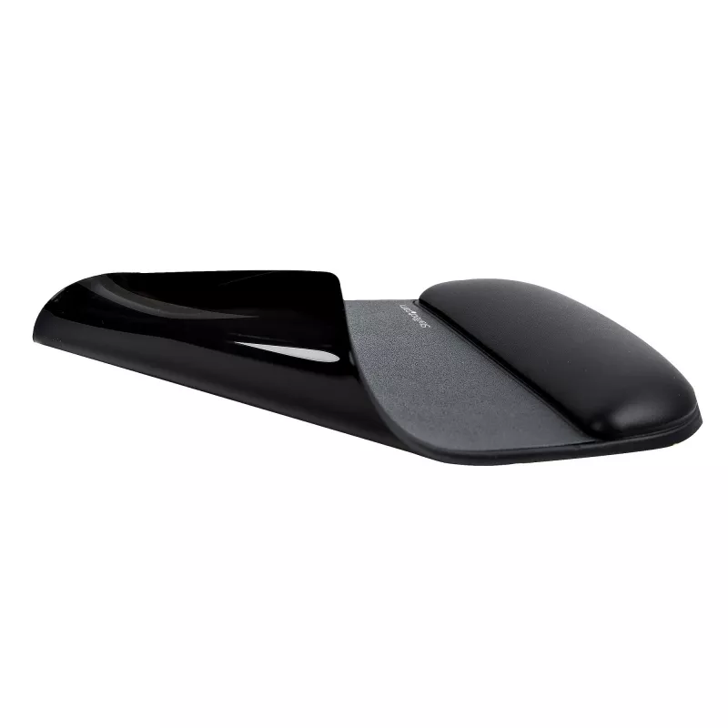 StarTech.com Mauspad mit Handballenauflage, 6,7 x 7,1 x 0,8 Zoll (17 x 18 x 2 cm), ergonomisches Mauspad mit Handgelenkstütze, Schreibtisch-Handgelenkpad mit rutschfester PU-Basis, gepolstertes Gel-Mauspad mit Handballenauflage