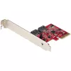 StarTech.com SATA PCIe-Karte - 2-Port PCIe SATA-Erweiterungskarte - 6Gbps - Full/Low Profile - PCI Express zu SATA-Adapter/Steuergerät - ASM1062R SATA RAID - PCIe zu SATA-Konverter