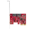 StarTech.com SATA PCIe-Karte - 2-Port PCIe SATA-Erweiterungskarte - 6Gbps - Full/Low Profile - PCI Express zu SATA-Adapter/Steuergerät - ASM1062R SATA RAID - PCIe zu SATA-Konverter