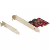 StarTech.com SATA PCIe-Karte - 2-Port PCIe SATA-Erweiterungskarte - 6Gbps - Full/Low Profile - PCI Express zu SATA-Adapter/Steuergerät - ASM1062R SATA RAID - PCIe zu SATA-Konverter
