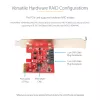 StarTech.com SATA PCIe-Karte - 2-Port PCIe SATA-Erweiterungskarte - 6Gbps - Full/Low Profile - PCI Express zu SATA-Adapter/Steuergerät - ASM1062R SATA RAID - PCIe zu SATA-Konverter