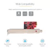 StarTech.com SATA PCIe-Karte - 2-Port PCIe SATA-Erweiterungskarte - 6Gbps - Full/Low Profile - PCI Express zu SATA-Adapter/Steuergerät - ASM1062R SATA RAID - PCIe zu SATA-Konverter