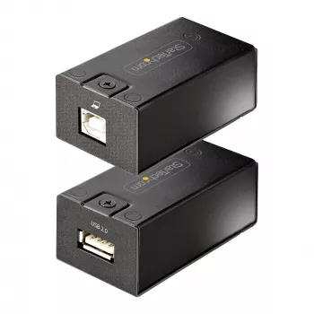 StarTech.com 150 m (492 ft) USB 2.0 Extender über Cat5e/Cat6 Ethernet-Kabel, extern gespeister USB-Extender via RJ45/Netzwerkkabel, USB über Ethernet-Kabel Extender/Adapter