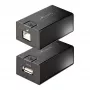 StarTech.com 150 m (492 ft) USB 2.0 Extender über Cat5e/Cat6 Ethernet-Kabel, extern gespeister USB-Extender via RJ45/Netzwerkkabel, USB über Ethernet-Kabel Extender/Adapter