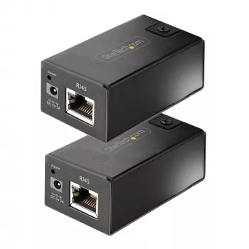 StarTech.com 150 m (492 ft) USB 2.0 Extender über Cat5e/Cat6 Ethernet-Kabel, extern gespeister USB-Extender via RJ45/Netzwerkkabel, USB über Ethernet-Kabel Extender/Adapter