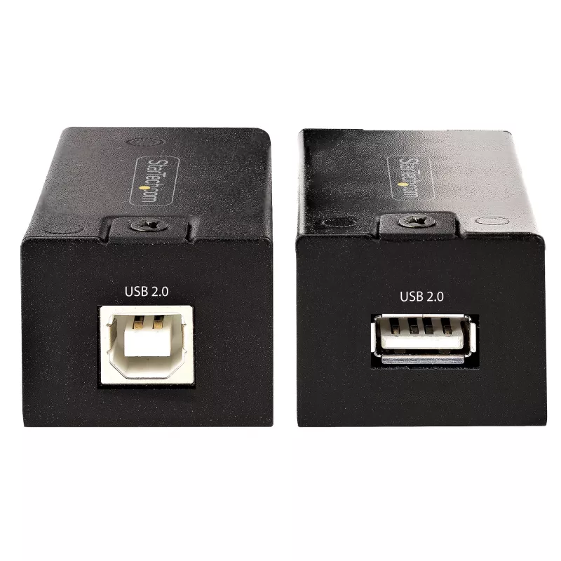 StarTech.com 150 m (492 ft) USB 2.0 Extender über Cat5e/Cat6 Ethernet-Kabel, extern gespeister USB-Extender via RJ45/Netzwerkkabel, USB über Ethernet-Kabel Extender/Adapter
