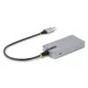 StarTech.com 3-Port USB-Hub mit Ethernet - 3x USB-A-Anschlüsse - Gigabit Ethernet (RJ-45) - USB 3.0 5Gbit/s - Bus-gespeist - 30 cm langes Kabel - Tragbarer Laptop-USB-Hub-Adapter mit GbE
