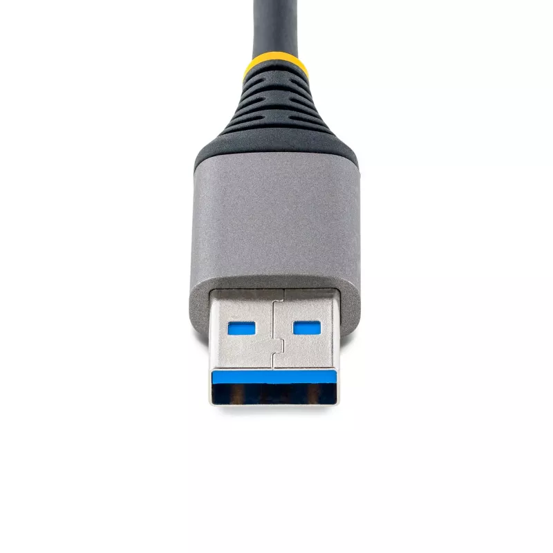 StarTech.com 3-Port USB-Hub mit Ethernet - 3x USB-A-Anschlüsse - Gigabit Ethernet (RJ-45) - USB 3.0 5Gbit/s - Bus-gespeist - 30 cm langes Kabel - Tragbarer Laptop-USB-Hub-Adapter mit GbE