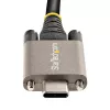StarTech.com 0,91 m seitliche Schraubverriegelung USB-C-Kabel 10 Gbit/s – USB-IF-zertifiziertes USB-C-Kabel – USB 3.1/3.2 Gen 2 Typ-C-Kabel – 100 W (5 A) Power Delivery Ladung, DP Alt Mode – doppelte Schraubverriegelung – USB-C Kabel laden/synchronisieren