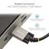 StarTech.com 0,91 m seitliche Schraubverriegelung USB-C-Kabel 10 Gbit/s – USB-IF-zertifiziertes USB-C-Kabel – USB 3.1/3.2 Gen 2 Typ-C-Kabel – 100 W (5 A) Power Delivery Ladung, DP Alt Mode – doppelte Schraubverriegelung – USB-C Kabel laden/synchronisieren
